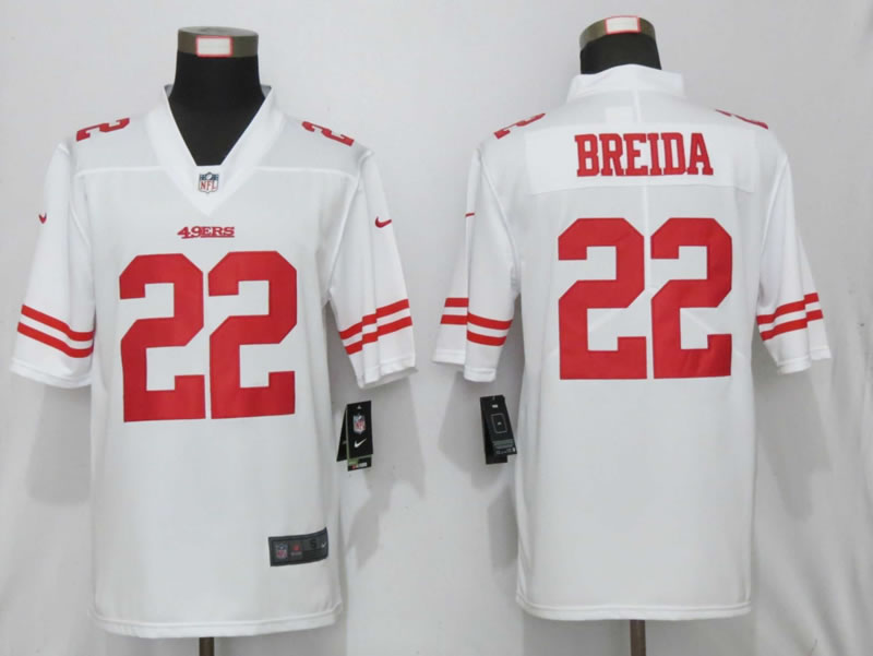 Nike San Francisco 49ers 22 Breida White Vapor Untouchable Limited Jersey,We sell and wholesale Nike San Francisco 49ers 22 Breida White Vapor Untouchable Limited Jersey on line form chian!